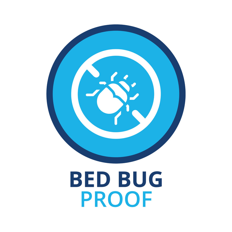 Waterproof Dust Mite and Bed Bug Proof Pillow Cover 2 Pack